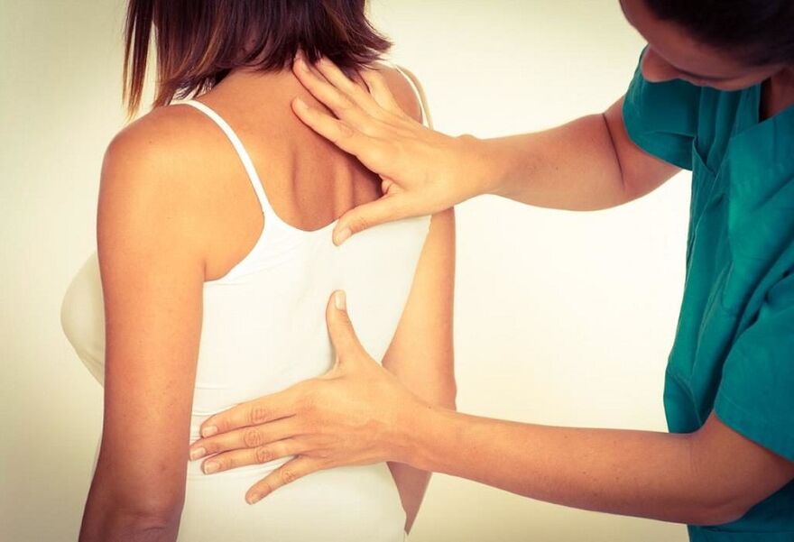 Examen especializado en osteocondrosis torácica.